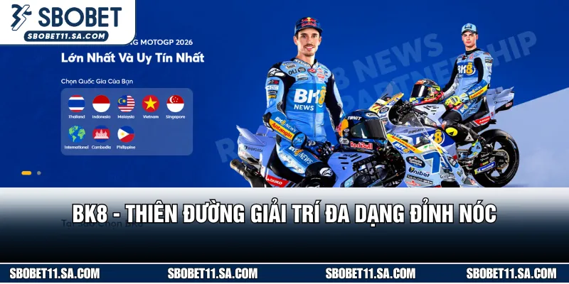 BK8 có quy mô khổng lồ với hơn 1.000 game hot