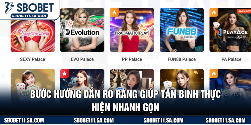 Bước hướng dẫn rõ ràng giúp tân binh thực hiện nhanh gọn