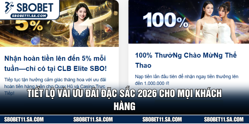 Điểm danh top ưu đãi Sbobet siêu đặc biệt cho hội viên