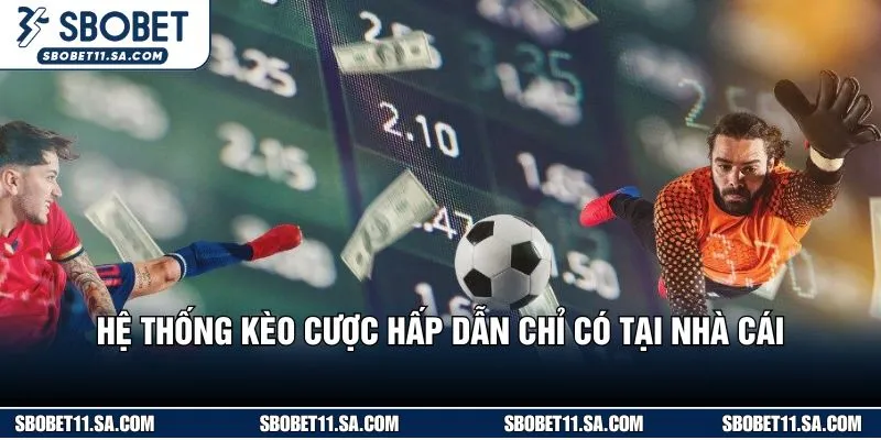 Hệ thống kèo cược hấp dẫn chỉ có tại nhà cái