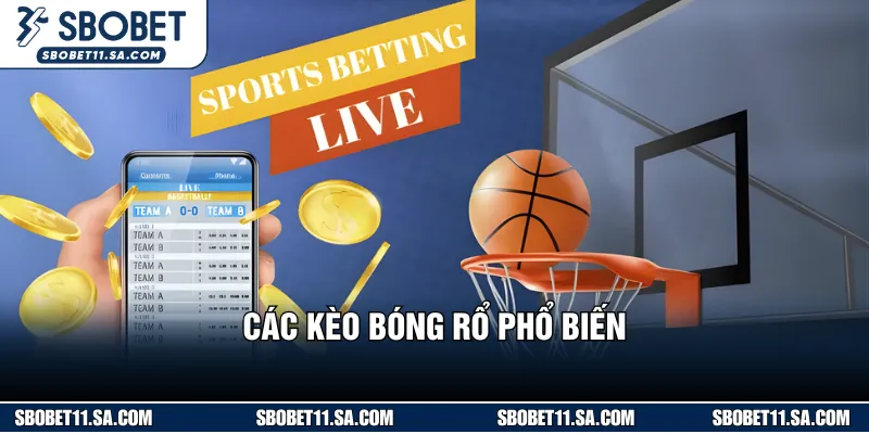 Một số kèo bóng rổ phổ biến được nhiều người chọn