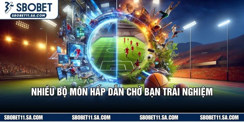 Nhiều bộ môn hấp dẫn chờ bạn trải nghiệm