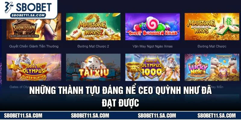 Những thành tựu đáng nể CEO Quỳnh Như đã đạt được