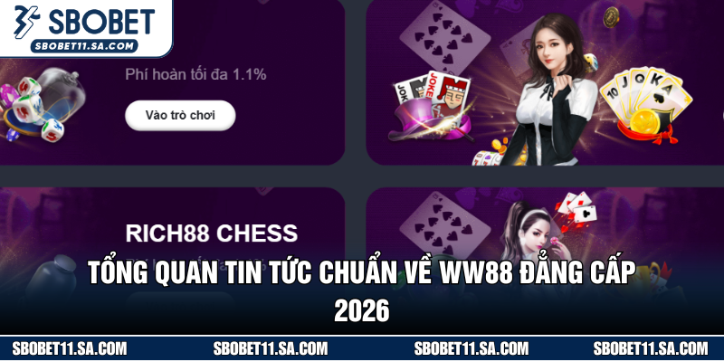 Tổng quan tin tức chuẩn về WW88 đẳng cấp 2026